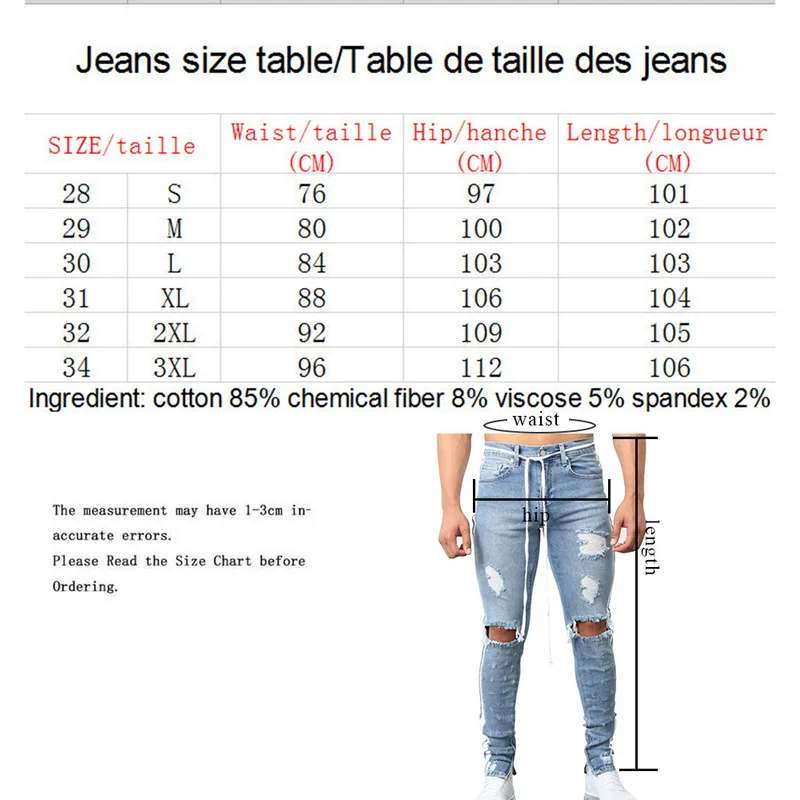 Российский размер джинс мужской