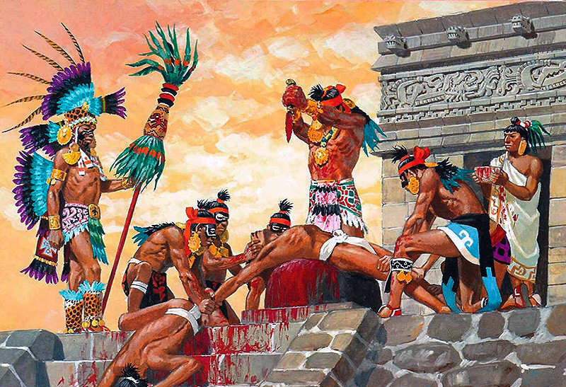 Церемониальные жертвоприношения. индейцы, интересное, история, майя, обряды