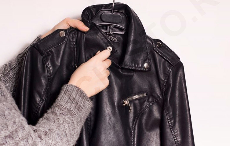 Как правильно складывать куртку из кожи