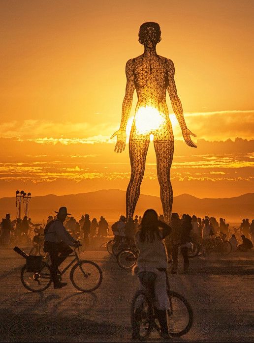 Burning man сожжение храма