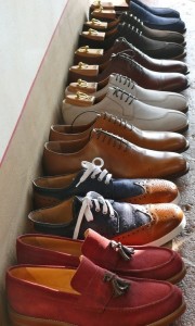 цветные мужские ботинки