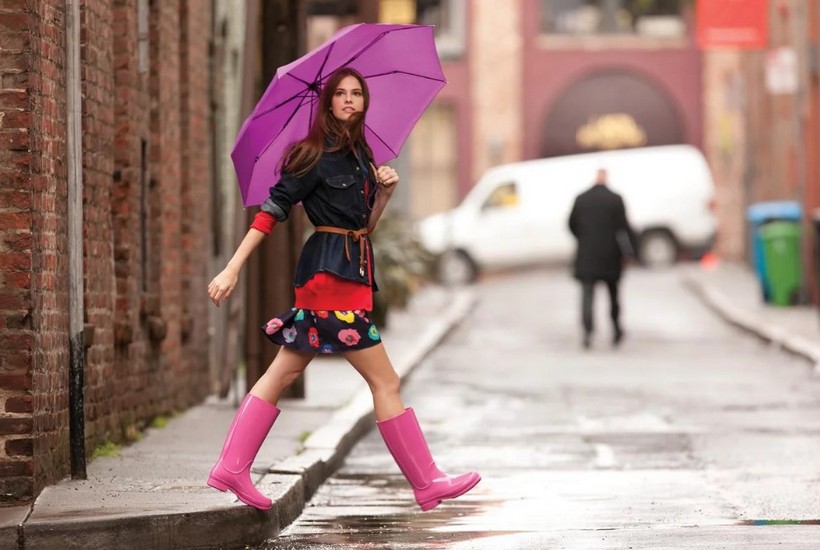 Как одеваться в дождливую погоду осенью