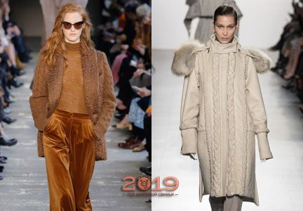 Модное вязаное пальто осень-зима 2018-2019