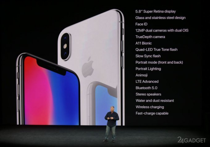 Apple представила юбилейный iPhone X (41 фото + 4 видео)