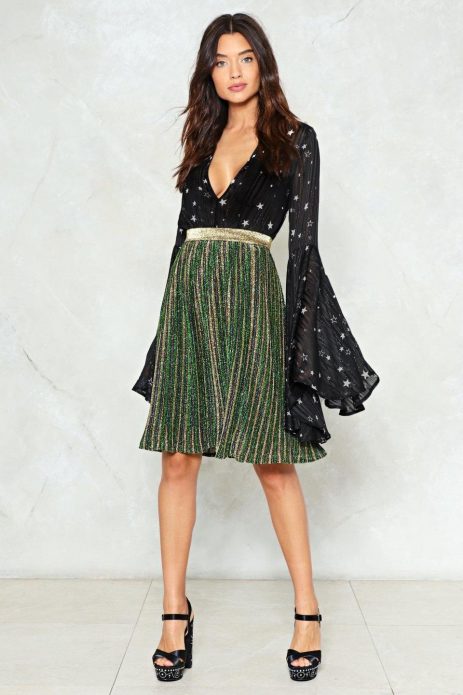 Блестящая юбка