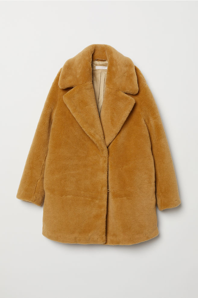 Пальто из искусственного меха H&M