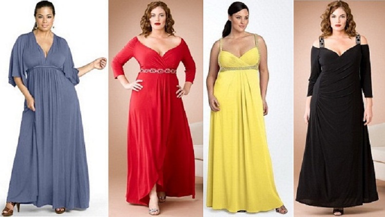 Как выбрать нарядное платье на юбилей - рекомендации для полных женщин