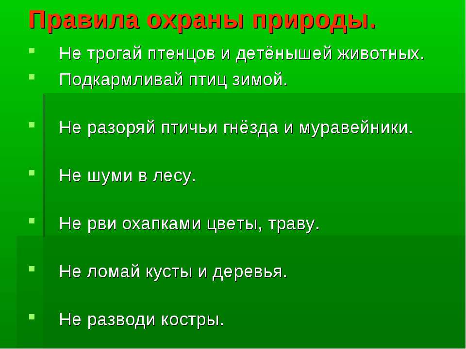 Что может сделать гражданин для охраны природы