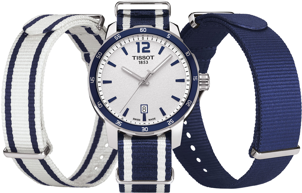 История часового бренда Tissot сделано в Швейцарии – Tissot Quickster NATO ремни