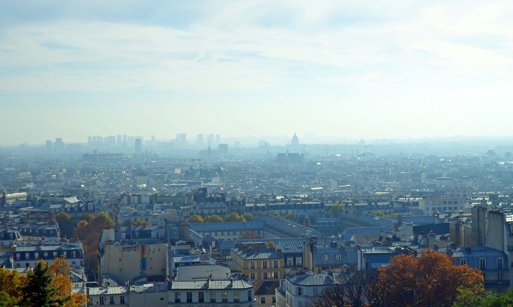 Вид на Париж с Базилики Сакре-Кёр