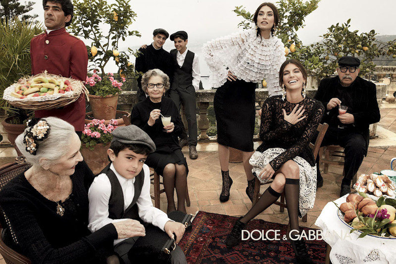 Моника Беллуччи в рекламной кампании Dolce & Gabbana, осень 2012