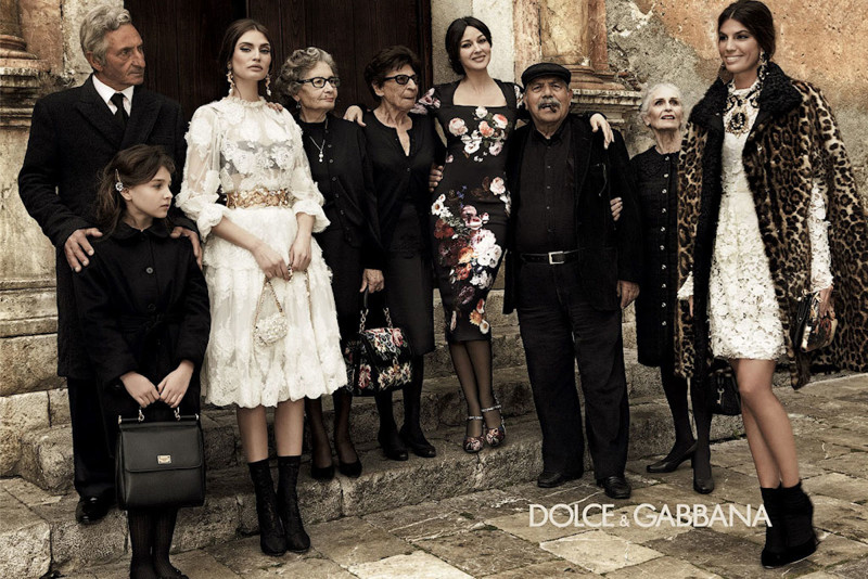 Моника Беллуччи в рекламной кампании Dolce & Gabbana, осень 2012