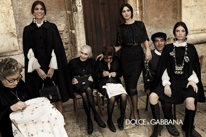 Моника Беллуччи в рекламной кампании Dolce & Gabbana, осень 2012