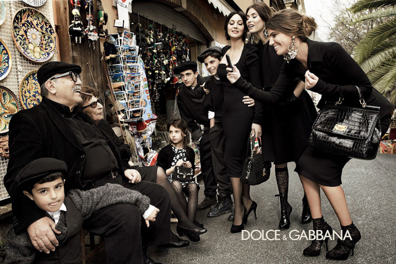 Моника Беллуччи в рекламной кампании Dolce & Gabbana, осень 2012