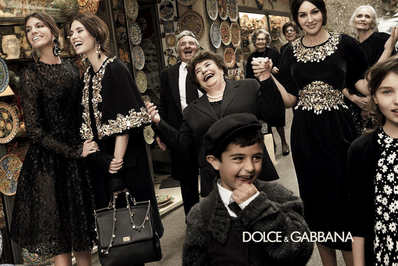 Моника Беллуччи в рекламной кампании Dolce & Gabbana, осень 2012