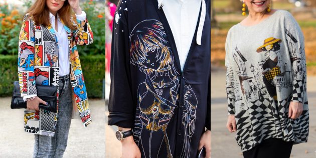 Модный свитер или кардиган с графическими принтами — 2019