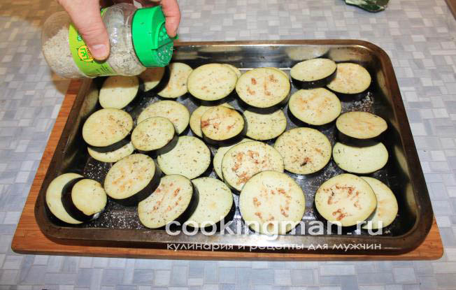 баклажаны жареные с чесноком