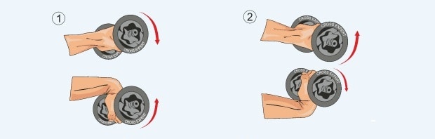 Сгибания и разгибания запястья с гантелей