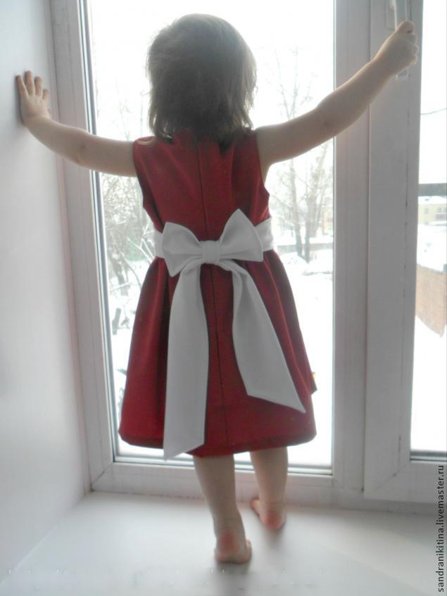 Шьем платье с двойной кокеткой и молнией для девочки, фото № 3