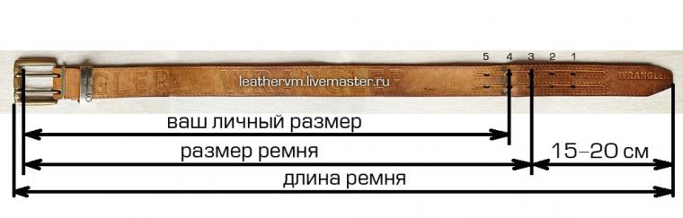 Ремень для брюк или джинсов и его размер. Что надо знать и как измерить?, фото № 6