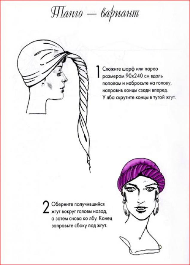 Как красиво завязать шарф, палантин, платок, фото № 12 Как красиво завязать шарф, палантин, платок, фото № 12