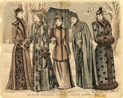 Зимние платья XIX века, фото № 32