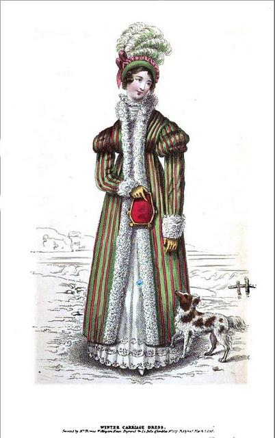 Зимние платья XIX века, фото № 1