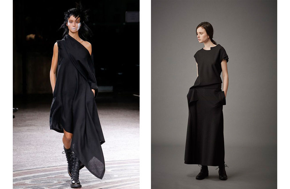 Философия чёрного цвета в одежде японского дизайнера Yohji Yamamoto, фото № 5