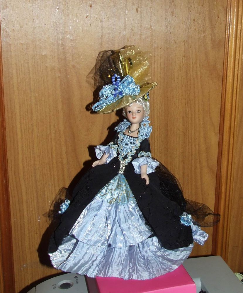 Образ Пиковой дамы в моих костюмах для фарфоровых кукол -, фото № 9