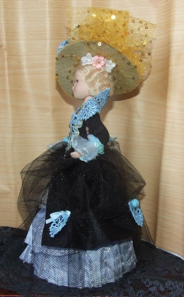 Образ Пиковой дамы в моих костюмах для фарфоровых кукол -, фото № 12