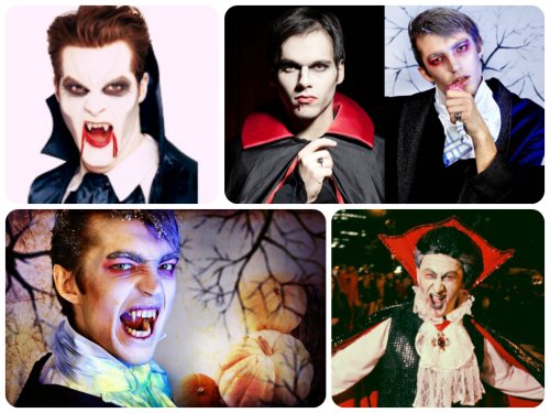 Образ вампира на Хэллоуин