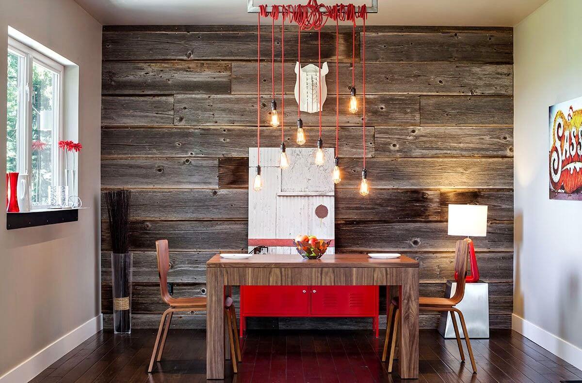 Отделка стен кухни панелями