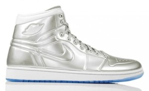 Silver Air Jordan Shoes