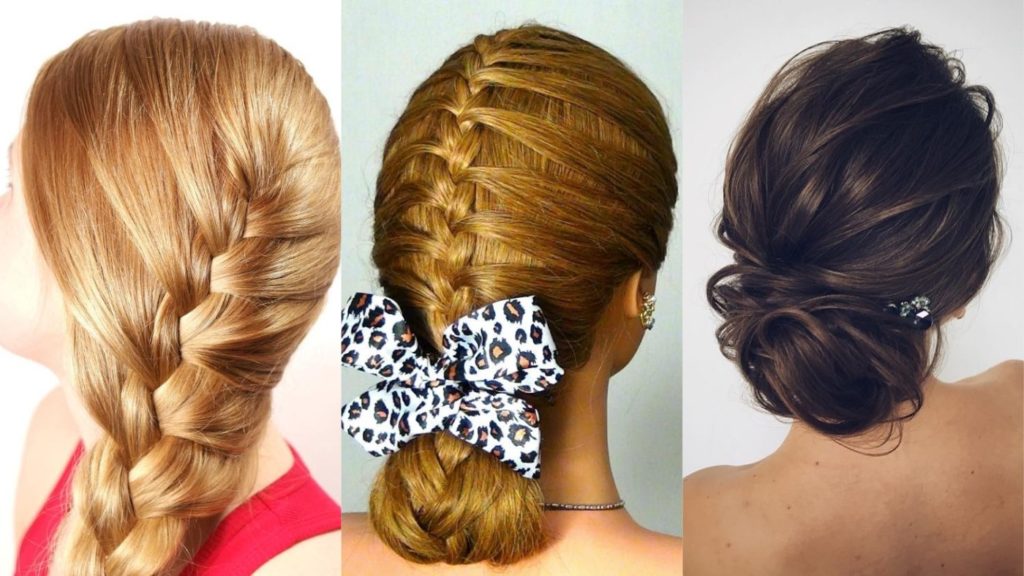 быстрые прически на длинные волосы