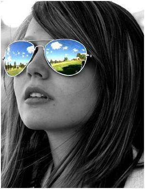 очки солнцезащитные женские капельки
