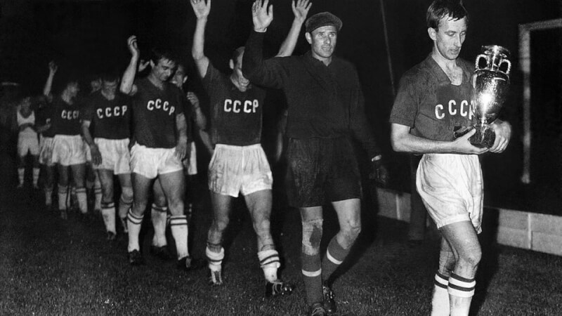 Сборная СССР - первый чемпион Европы