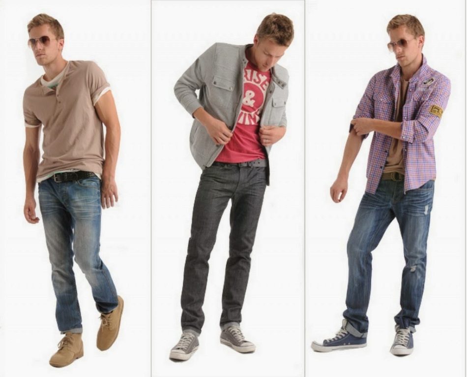 Серые джинсы мужские, с какими вещами носить?
