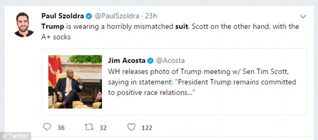 Paul Szoldra, the Military & Defense Editor for Business Insider, called out Trump