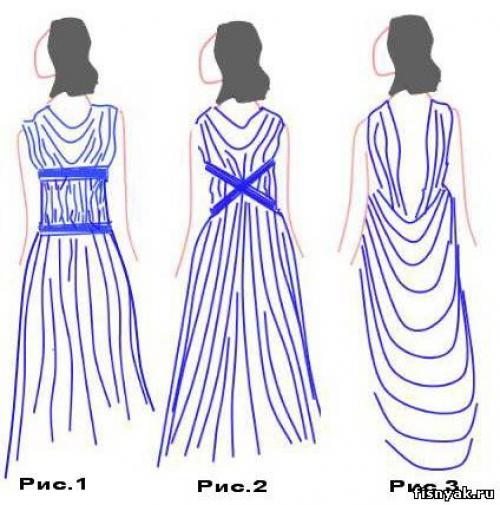 Платье в греческом стиле своими руками. 