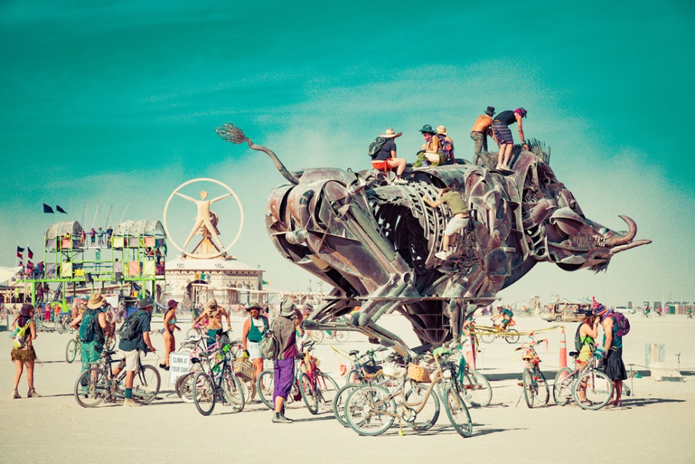 Burning man фото девушек