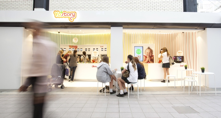 Потрясающий интерьер кафе-мороженого YoStory в Сиднее