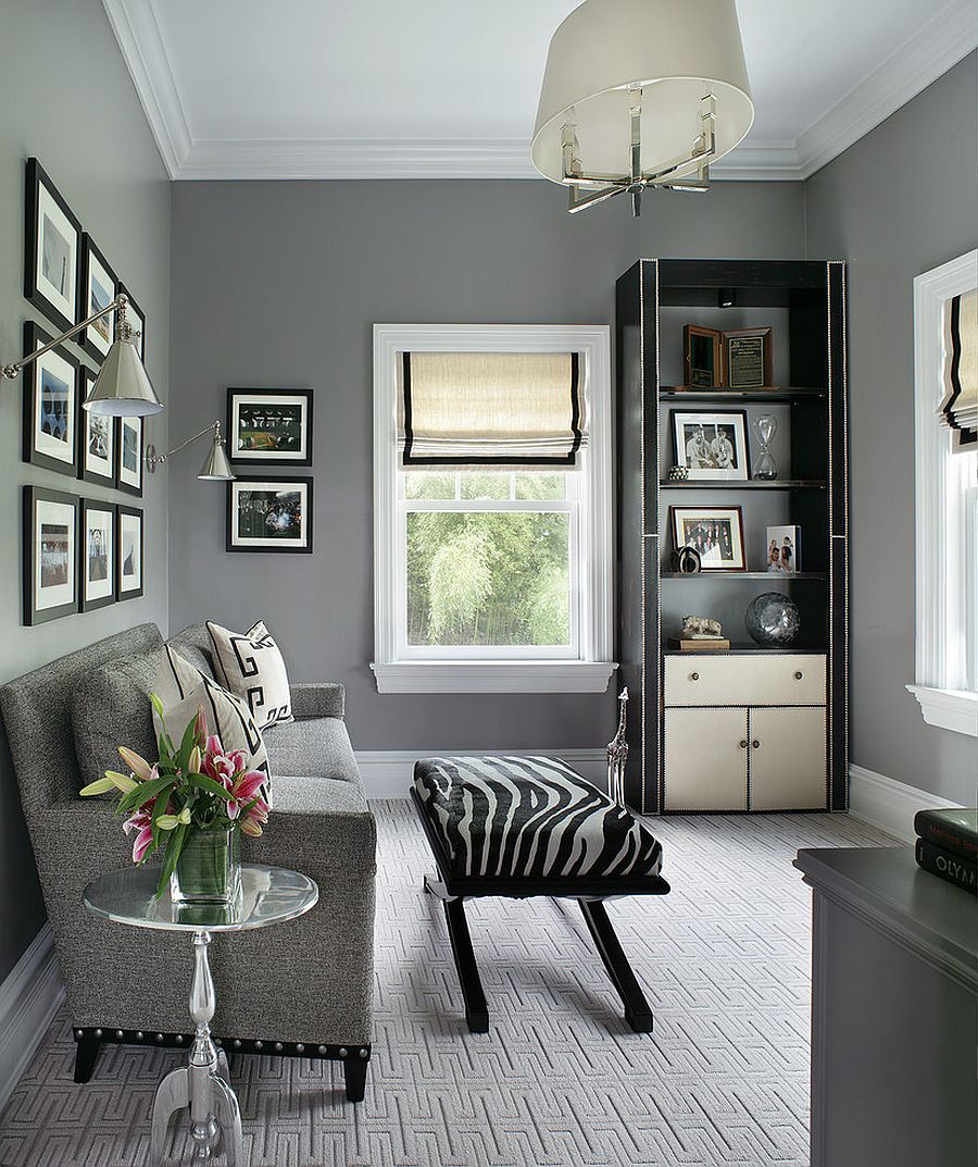 Современный дизайн интерьера домашнего офиса от Valerie Grant Interiors