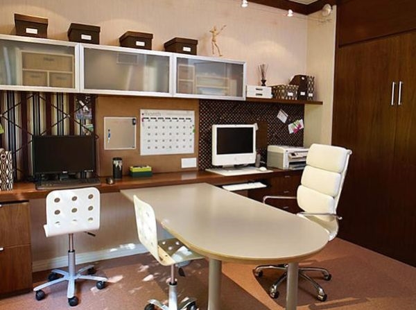 Дизайнерское оформление домашнего офиса. Фото 5