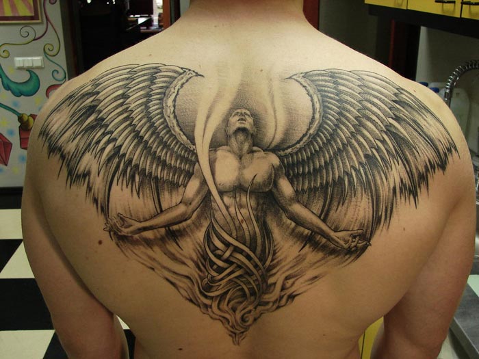 Татуировка ангел