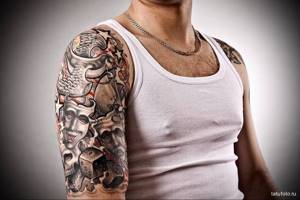 Модные тату 2020 для мужчин: эскизы и фото