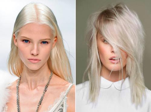 Розовые пряди на светлых волосах 2019. Модные цвета волос 2019: подсказки для блондинок 05