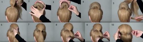 Прическа пучок на длинные волосы – разные способы оформления