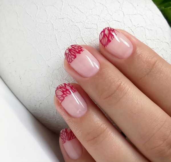 Френч 2020-2021 - смотри трендовые новинки французского маникюра