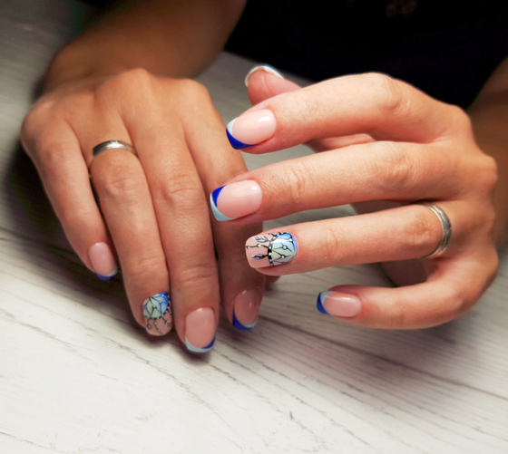 Френч 2020-2021 - смотри трендовые новинки французского маникюра