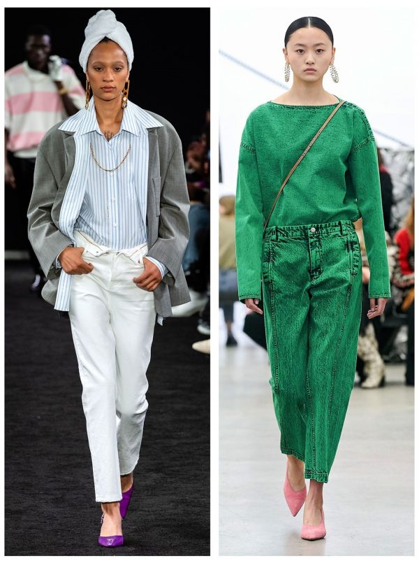 Модные джинсы 2019–2020 — примеры из коллекций Alexander Wang и Rachel Comey
